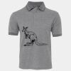 JB's  BIRDS EYE POLO   CHARCOAL - S Thumbnail