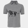 JB's  BIRDS EYE POLO   CHARCOAL - S Thumbnail