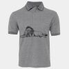 JB's  BIRDS EYE POLO   CHARCOAL - S Thumbnail