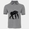 JB's  BIRDS EYE POLO   CHARCOAL - S Thumbnail