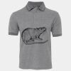 JB's  BIRDS EYE POLO   CHARCOAL - S Thumbnail