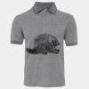 JB's  BIRDS EYE POLO   CHARCOAL - S Thumbnail