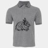 JB's  BIRDS EYE POLO   CHARCOAL - S Thumbnail