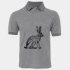 JB's  BIRDS EYE POLO   CHARCOAL - S Thumbnail