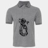 JB's  BIRDS EYE POLO   CHARCOAL - S Thumbnail