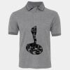 JB's  BIRDS EYE POLO   CHARCOAL - S Thumbnail
