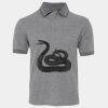 JB's  BIRDS EYE POLO   CHARCOAL - S Thumbnail