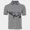 JB's  BIRDS EYE POLO   CHARCOAL - S Thumbnail