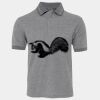 JB's  BIRDS EYE POLO   CHARCOAL - S Thumbnail