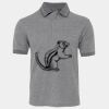 JB's  BIRDS EYE POLO   CHARCOAL - S Thumbnail