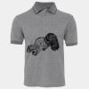 JB's  BIRDS EYE POLO   CHARCOAL - S Thumbnail