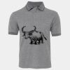 JB's  BIRDS EYE POLO   CHARCOAL - S Thumbnail