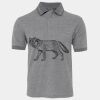 JB's  BIRDS EYE POLO   CHARCOAL - S Thumbnail