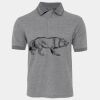 JB's  BIRDS EYE POLO   CHARCOAL - S Thumbnail