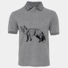JB's  BIRDS EYE POLO   CHARCOAL - S Thumbnail