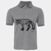 JB's  BIRDS EYE POLO   CHARCOAL - S Thumbnail