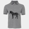 JB's  BIRDS EYE POLO   CHARCOAL - S Thumbnail