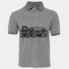 JB's  BIRDS EYE POLO   CHARCOAL - S Thumbnail