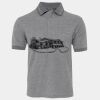 JB's  BIRDS EYE POLO   CHARCOAL - S Thumbnail