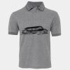 JB's  BIRDS EYE POLO   CHARCOAL - S Thumbnail