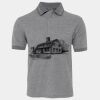 JB's  BIRDS EYE POLO   CHARCOAL - S Thumbnail