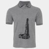 JB's  BIRDS EYE POLO   CHARCOAL - S Thumbnail