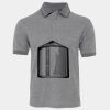 JB's  BIRDS EYE POLO   CHARCOAL - S Thumbnail