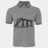 JB's  BIRDS EYE POLO   CHARCOAL - S Thumbnail