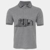 JB's  BIRDS EYE POLO   CHARCOAL - S Thumbnail