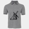 JB's  BIRDS EYE POLO   CHARCOAL - S Thumbnail