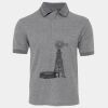 JB's  BIRDS EYE POLO   CHARCOAL - S Thumbnail