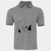 JB's  BIRDS EYE POLO   CHARCOAL - S Thumbnail