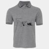 JB's  BIRDS EYE POLO   CHARCOAL - S Thumbnail