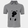 JB's  BIRDS EYE POLO   CHARCOAL - S Thumbnail