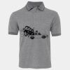 JB's  BIRDS EYE POLO   CHARCOAL - S Thumbnail