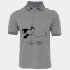 JB's  BIRDS EYE POLO   CHARCOAL - S Thumbnail