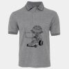 JB's  BIRDS EYE POLO   CHARCOAL - S Thumbnail