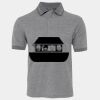 JB's  BIRDS EYE POLO   CHARCOAL - S Thumbnail