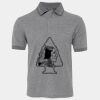 JB's  BIRDS EYE POLO   CHARCOAL - S Thumbnail