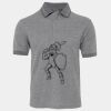 JB's  BIRDS EYE POLO   CHARCOAL - S Thumbnail