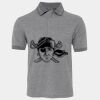JB's  BIRDS EYE POLO   CHARCOAL - S Thumbnail