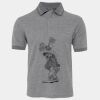 JB's  BIRDS EYE POLO   CHARCOAL - S Thumbnail