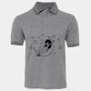 JB's  BIRDS EYE POLO   CHARCOAL - S Thumbnail