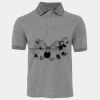 JB's  BIRDS EYE POLO   CHARCOAL - S Thumbnail