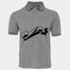 JB's  BIRDS EYE POLO   CHARCOAL - S Thumbnail