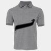 JB's  BIRDS EYE POLO   CHARCOAL - S Thumbnail