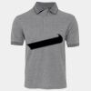 JB's  BIRDS EYE POLO   CHARCOAL - S Thumbnail