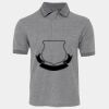 JB's  BIRDS EYE POLO   CHARCOAL - S Thumbnail