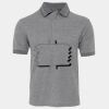 JB's  BIRDS EYE POLO   CHARCOAL - S Thumbnail