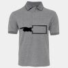 JB's  BIRDS EYE POLO   CHARCOAL - S Thumbnail